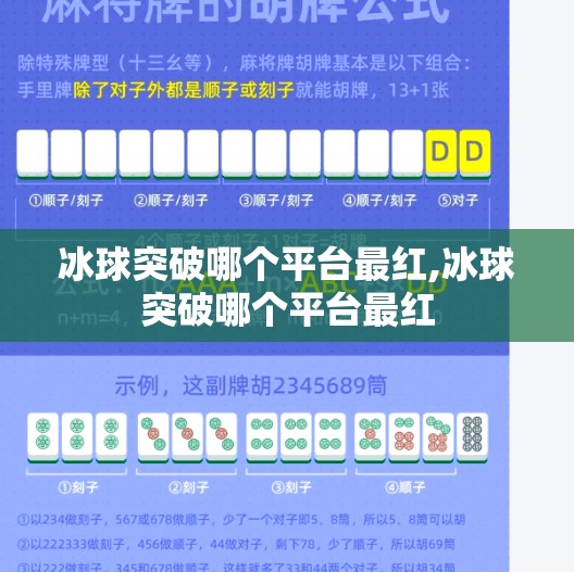 冰球突破哪个平台最红,冰球突破哪个平台最红