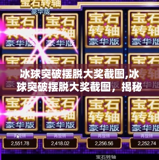 冰球突破摆脱大奖截图,冰球突破摆脱大奖截图，揭秘顶尖运动员的技巧与策略
