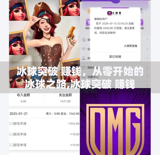 冰球突破 赚钱，从零开始的冰球之路,冰球突破 赚钱