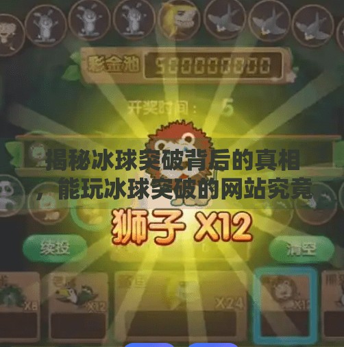 揭秘冰球突破背后的真相，能玩冰球突破的网站究竟隐藏着什么？能玩冰球突破的网站
