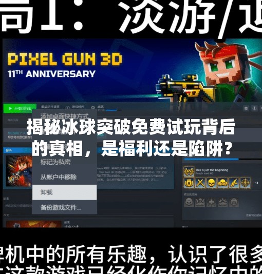 揭秘冰球突破免费试玩背后的真相，是福利还是陷阱？可以免费试玩的冰球突破