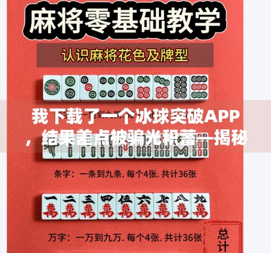 我下载了一个冰球突破APP，结果差点被骗光积蓄—揭秘网络博彩背后的陷阱,我下载一个冰球突破