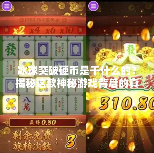 冰球突破硬币是干什么的？揭秘这款神秘游戏背后的真相,冰球突破硬币干什么的