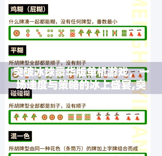 突破冰球豪华版单机游戏，一场速度与策略的冰上盛宴,突破冰球豪华版单机游戏